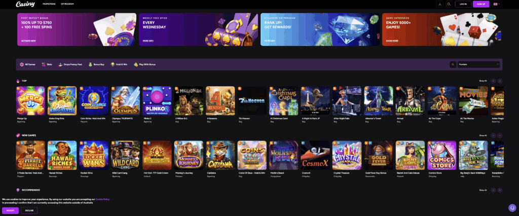 Comprehensive Casiny Casino Review Discover the Thrills of Online Gaming